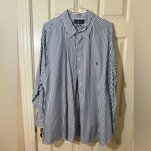 Polo by Ralph Lauren men’s long sleeve dress shirt 4XL